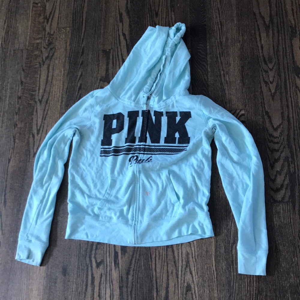 PINK Zip hoodie sweatshirt